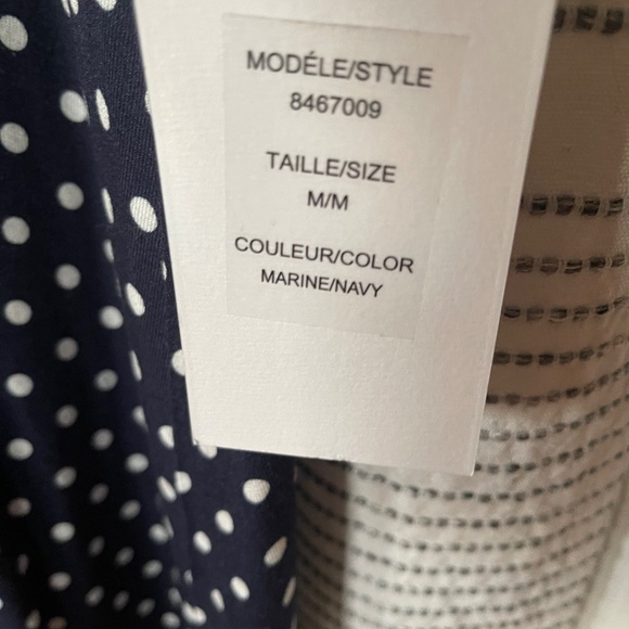 Point Zero Short-Sleeve Polka Dot Midi Dress (NWT) - Picture 2 of 5